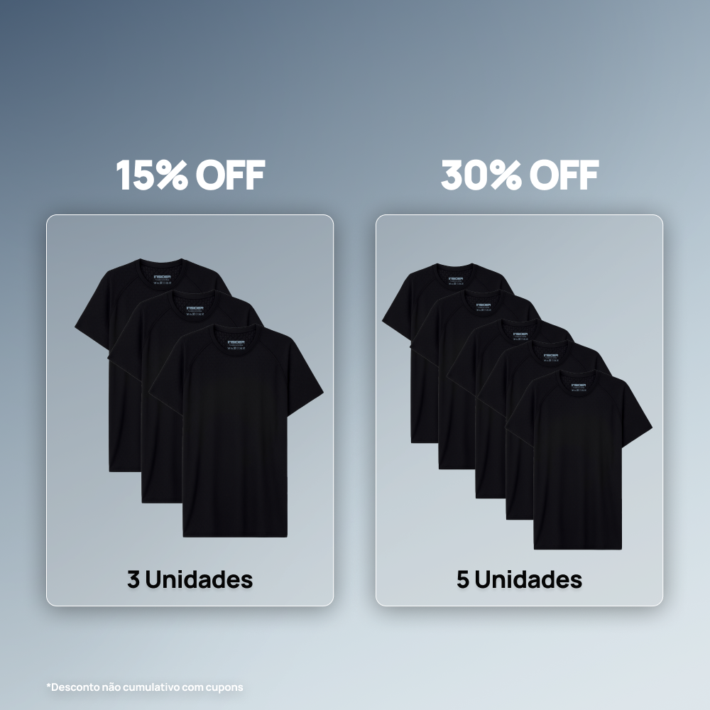 Camiseta Esportiva Performance T-Shirt 2.0 - Desconto Progressivo