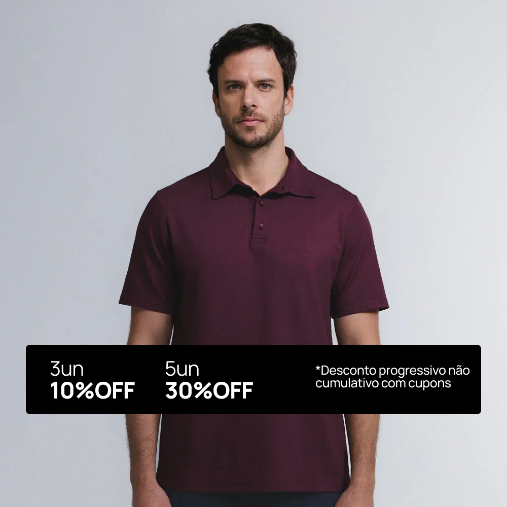Camiseta Polo Game Changer - Desconto Progressivo