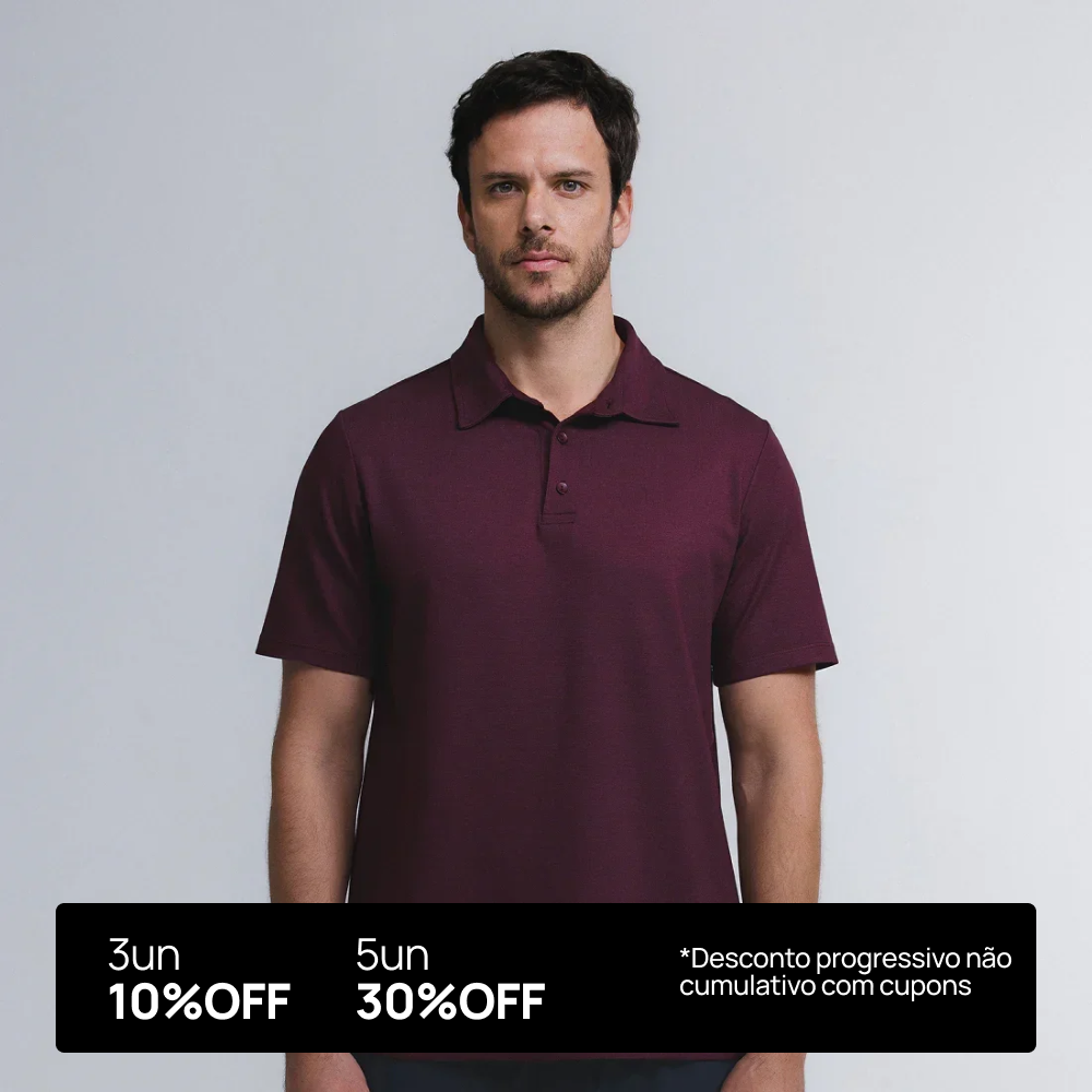 Camiseta Polo Game Changer - Desconto Progressivo