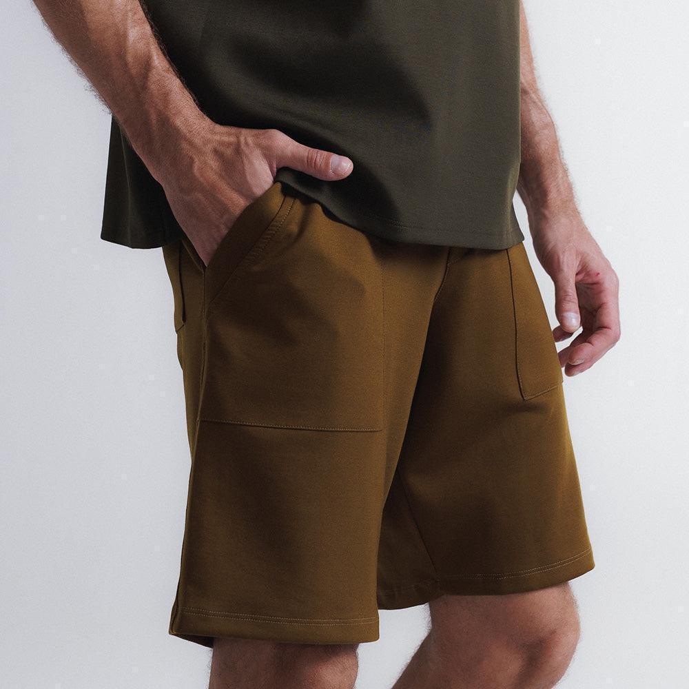 Banana Bandits - Everyday Easy Set<br>Men’s Cotton Notch Collar Shorts Set