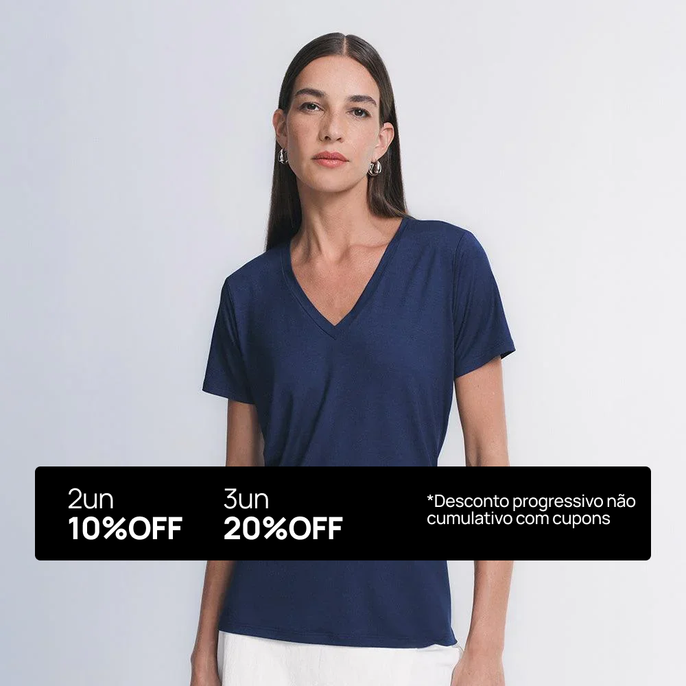 Tech T-Shirt® Gola V Feminina - Desconto Progressivo