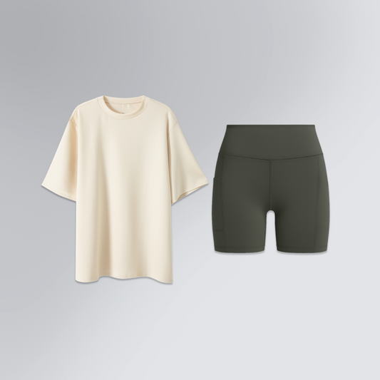 Conjunto Feminino Urban | Camiseta Oversized e Short